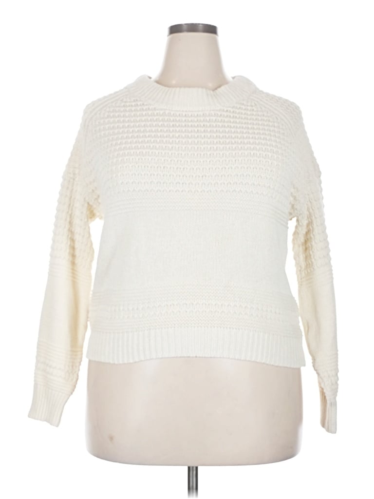 Pre-owned Universal Thread Pullover Sweater In Ivory
