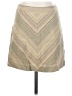 Free People Chevron-herringbone Tan Casual Skirt Size 4 - photo 1