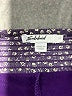 Subdued 100% Polyester Hearts Purple Casual Skirt Size M - photo 3
