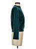 Zesica Solid Teal Pullover Sweater Size S - photo 4
