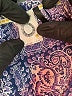 Akemi + Kin 100% Viscose Blue 3/4 Sleeve Blouse Size M - photo 7