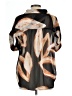 DKNY 100% Polyester Black 3/4 Sleeve Blouse Size L - photo 2