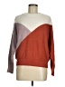Sophie Rue Color Block Burgundy Pullover Sweater Size M - photo 1