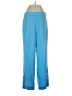 Pearl By Lela Rose 100% Polyester Color Block Blue Track Pants Size 4 - photo 1
