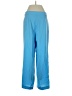 Pearl By Lela Rose 100% Polyester Color Block Blue Track Pants Size 4 - photo 2