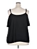 Torrid 100% Polyester Black Sleeveless Blouse Size 2X Plus (2) - photo 2