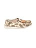 Very G Animal Print Tan Ivory Flats Size 6 - photo 1