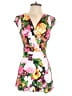 Boohoo Tropical Pink Romper Size 4 - photo 1
