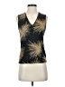DKNY 100% Polyester Gold Sleeveless Blouse Size P (petite) - photo 1