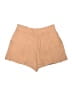 H&M Solid Tan Khaki Shorts Size 8 - photo 2