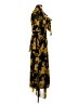 Jay Godfrey 100% Polyester Print Yellow Casual Dress Size 0 - photo 4