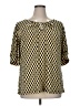NY Collection Gold 3/4 Sleeve Blouse Size 1X - photo 1