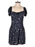 Unbranded Stars Blue Casual Dress Size XS - photo 1