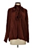 Assorted Brands 100% Viscose Brown Long Sleeve Blouse Size EU 34 / US 4 - photo 1