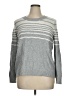 Evolution by Cyrus Chevron-herringbone Gray Pullover Sweater Size XL - photo 1