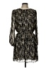 Rails 100% Viscose Animal Print Black Casual Dress Size L - photo 1