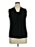 Talbots Outlet Black Sleeveless Blouse Size XL - photo 1