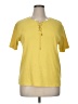 Studio Works Yellow Short Sleeve Top Size XL - photo 1