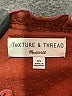 TeXTURE & THREAD Madewell Burgundy 3/4 Sleeve Blouse Size XS - photo 7