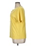 Studio Works Yellow Short Sleeve Top Size XL - photo 5