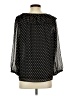 Ann Taylor LOFT 100% Polyester Black 3/4 Sleeve Blouse Size S - photo 2