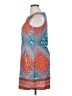 Speed Control 100% Polyester Paisley Blue Cocktail Dress Size XL - photo 5