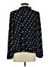 Ann Taylor LOFT 100% Polyester Polka Dots Black Long Sleeve Blouse Size S - photo 2