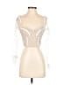 Hello Molly Silver 3/4 Sleeve Blouse Size 4 - photo 1