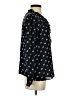 Ann Taylor LOFT 100% Polyester Polka Dots Black Long Sleeve Blouse Size S - photo 4