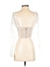 Hello Molly Silver 3/4 Sleeve Blouse Size 4 - photo 2