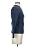 Ledbury 100% Merino Extra Fine Wool Blue Wool Pullover Sweater Size S - photo 4