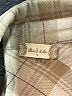 Altar'd State 100% Polyester Plaid Tan Long Sleeve Blouse Size S - photo 7