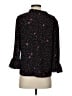 CeCe Stars Black 3/4 Sleeve Blouse Size S - photo 2