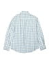 Crewcuts Outlet Checkered-gingham Blue Long Sleeve Button-Down Shirt Size 8 - photo 2