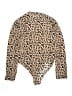 Love Animal Print Tan Bodysuit Size 3X - photo 2