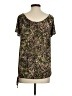 Carol Rose Brown Short Sleeve Blouse Size S - photo 2