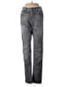 6397 Chevron-herringbone Gray Jeans Size 26 waist - photo 1