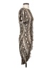 MICHAEL Michael Kors Animal Print Gray Cocktail Dress Size S - photo 4