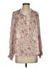 Olivaceous 100% Rayon Pink Long Sleeve Blouse Size S - photo 1