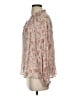 Olivaceous 100% Rayon Pink Long Sleeve Blouse Size S - photo 5