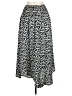 L Love 100% Polyester Animal Print Silver Casual Skirt Size L - photo 2