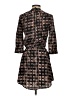 5/48 100% Polyester Print Brown Black Casual Dress Size XS - photo 2