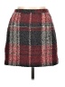 oasis Tweed Red Casual Skirt Size 10 - photo 1