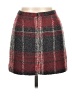 oasis Tweed Red Casual Skirt Size 10 - photo 2