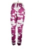 Unbranded 100% Polyester Tie-dye Pink Casual Pants Size 1X - photo 2
