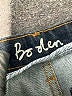 Boden Chevron-herringbone Gray Blue Jeans Size 4 - photo 6