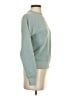 Everlane 100% Recycled Polyester Metallic Teal Pullover Sweater Size XXS - photo 4
