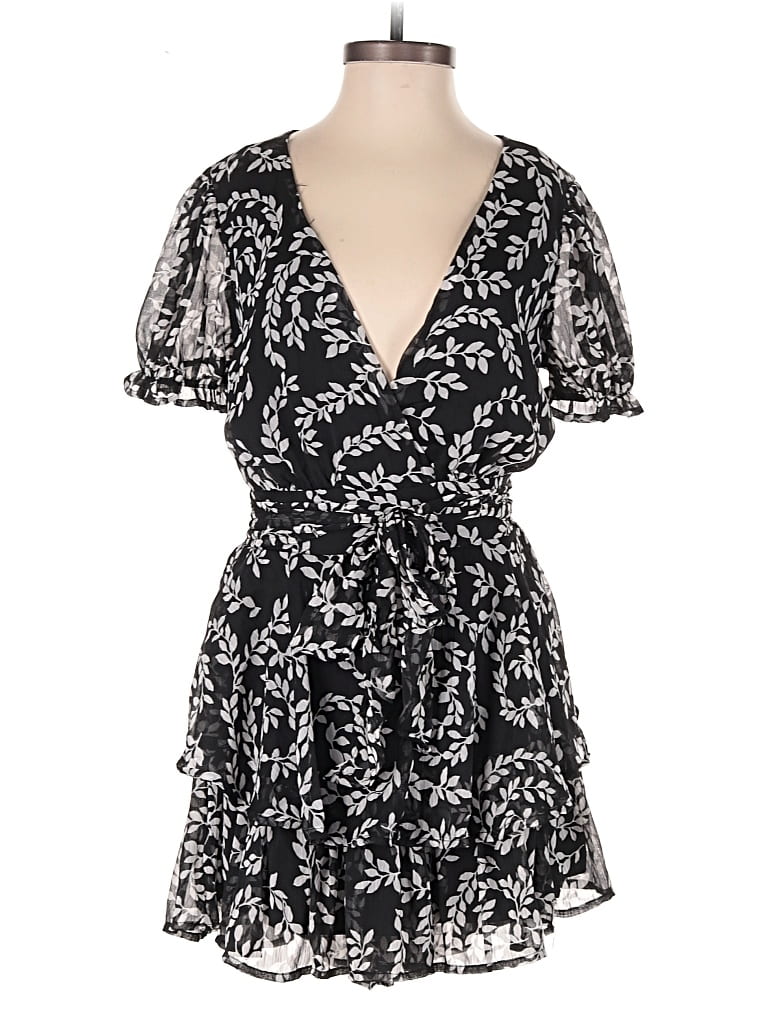 Pre-owned Blush Romper In Black