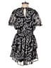 Blush 100% Polyester Paisley Black Romper Size S - photo 2