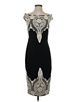 chinese dress ladies Lace Black Midi Dress for Cocktail Party main image 0